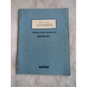 Heath Company Model SG-57A TV Post Marker Sweep Generator Operation Manual 1973